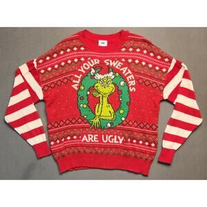 The Grinch Ugly Christmas Sweater Size 2X XXL "All Your Sweaters Are Ugly"